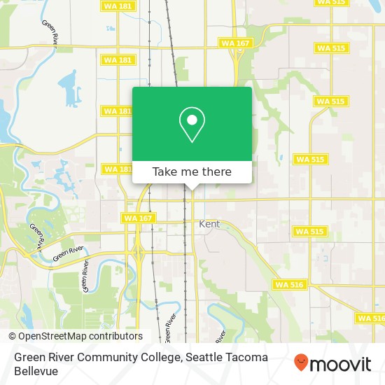 Mapa de Green River Community College