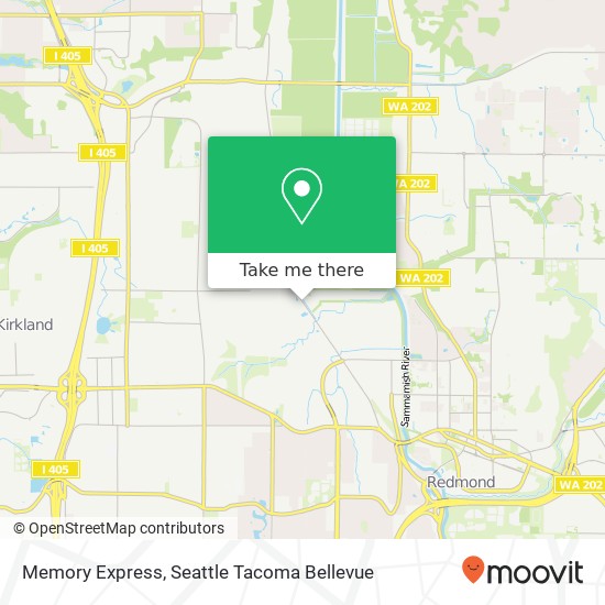 Memory Express map