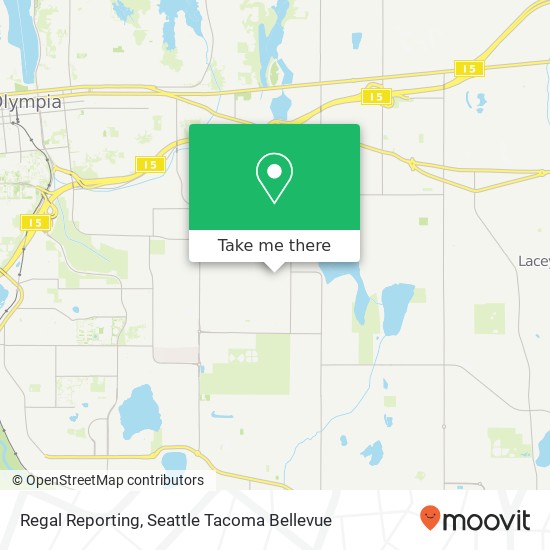 Mapa de Regal Reporting