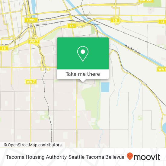 Tacoma Housing Authority map