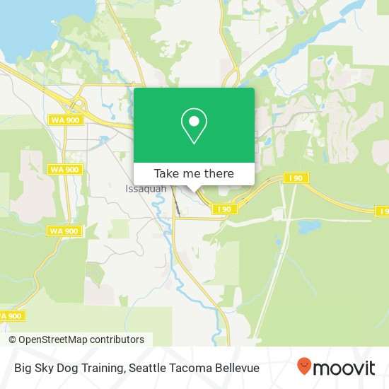 Big Sky Dog Training map