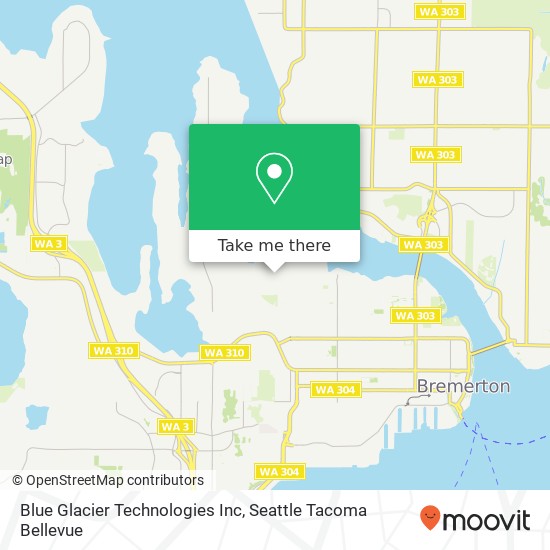 Mapa de Blue Glacier Technologies Inc