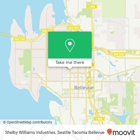 Shelby Williams Industries map