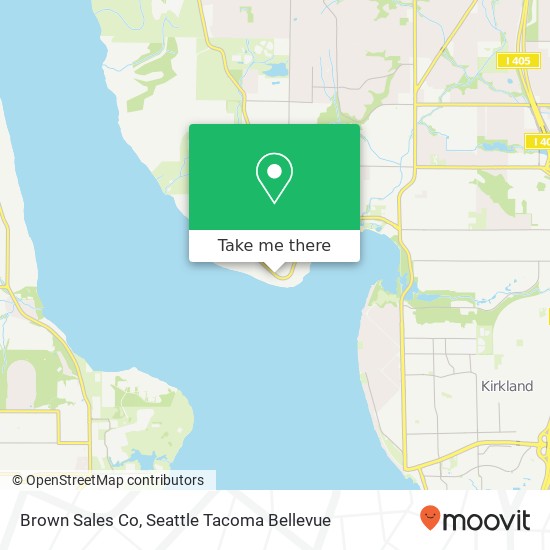 Brown Sales Co map