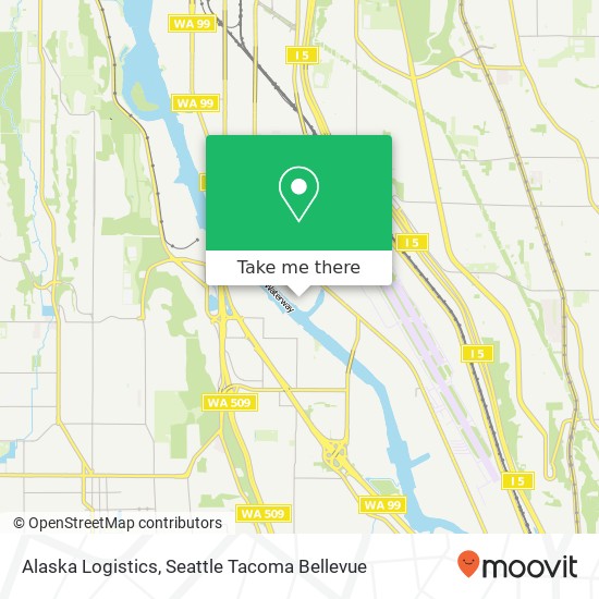 Alaska Logistics map
