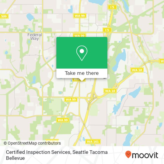 Certified Inspection Services map