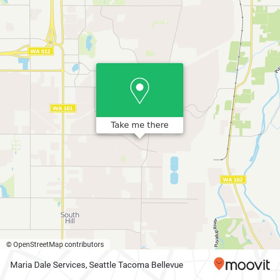 Maria Dale Services map