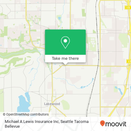 Michael A Lewis Insurance Inc map