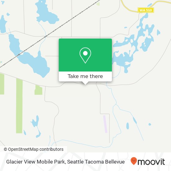 Glacier View Mobile Park map