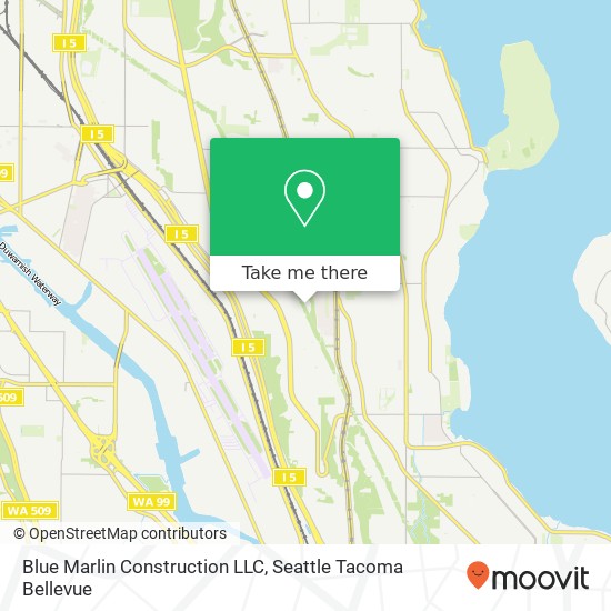 Mapa de Blue Marlin Construction LLC