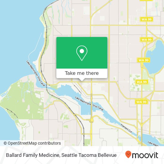 Mapa de Ballard Family Medicine