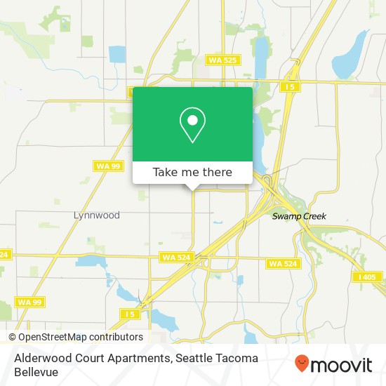 Alderwood Court Apartments map