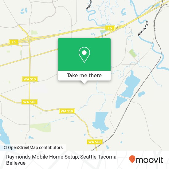 Raymonds Mobile Home Setup map