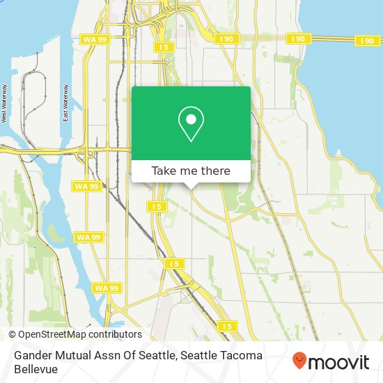 Gander Mutual Assn Of Seattle map