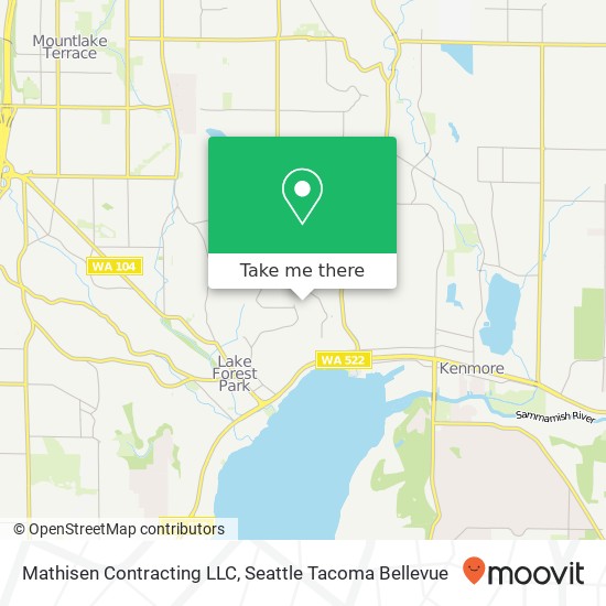 Mathisen Contracting LLC map