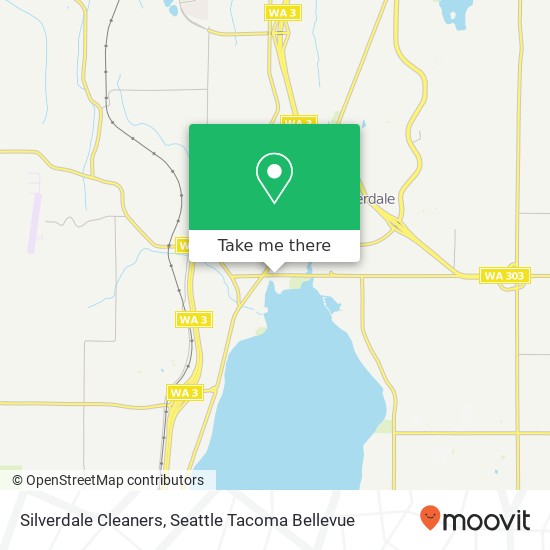 Silverdale Cleaners map