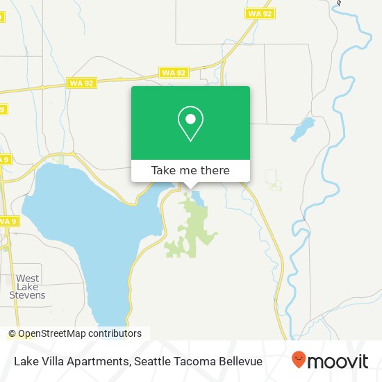Mapa de Lake Villa Apartments