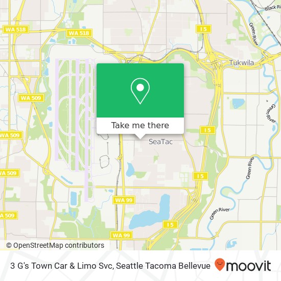 3 G's Town Car & Limo Svc map