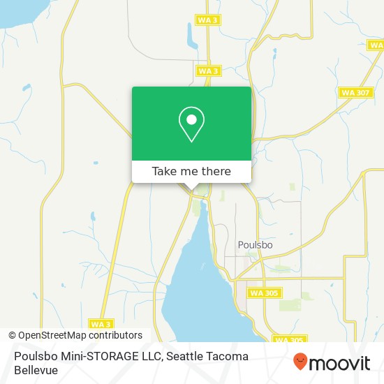 Poulsbo Mini-STORAGE LLC map