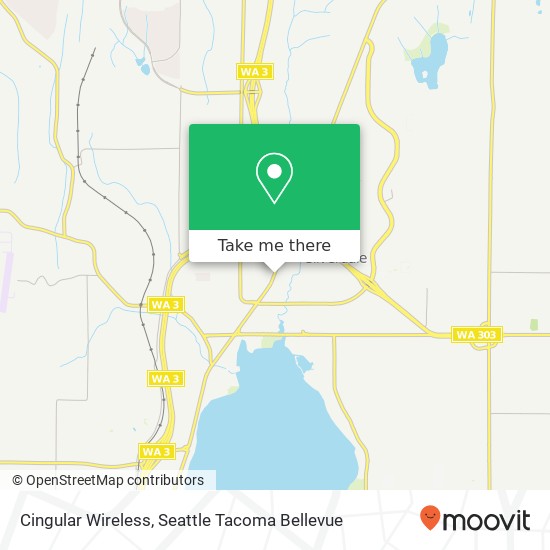 Mapa de Cingular Wireless