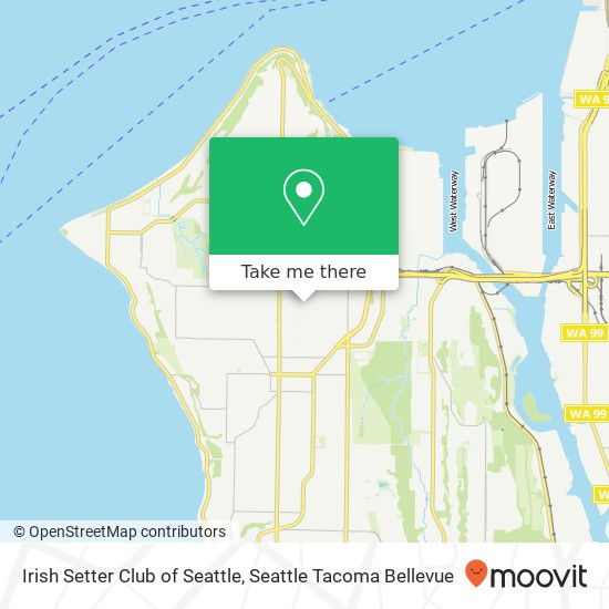 Mapa de Irish Setter Club of Seattle