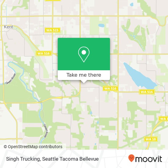 Mapa de Singh Trucking