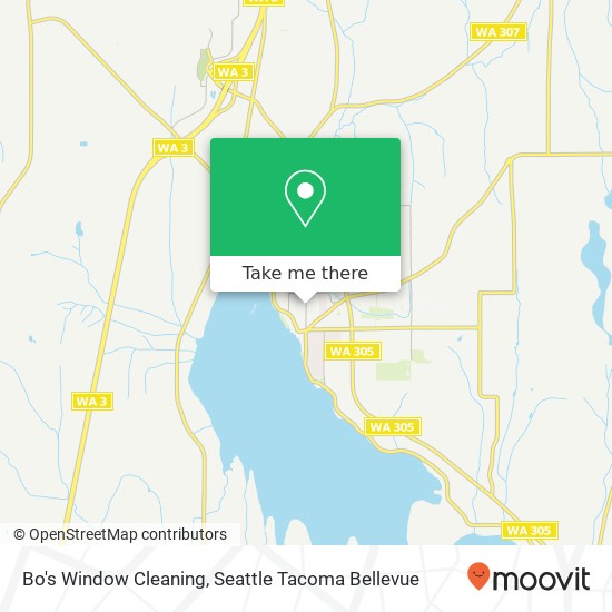 Mapa de Bo's Window Cleaning
