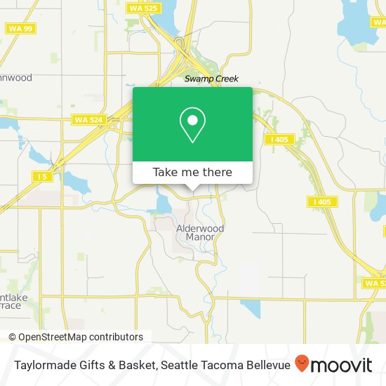 Mapa de Taylormade Gifts & Basket