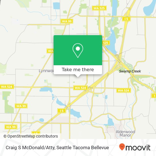 Craig S McDonald/Atty map