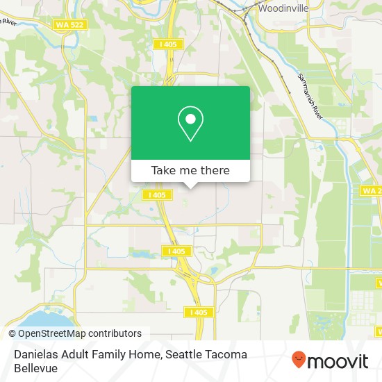 Danielas Adult Family Home map