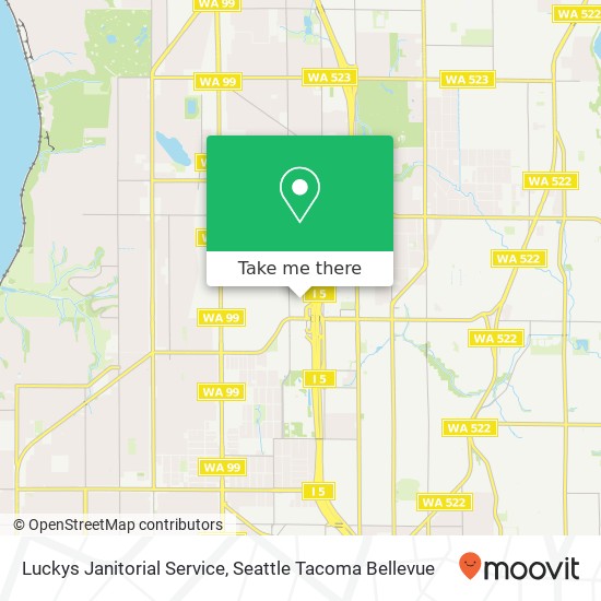 Luckys Janitorial Service map