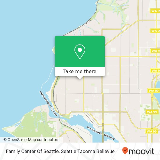 Mapa de Family Center Of Seattle