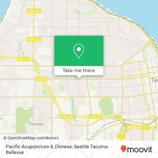 Mapa de Pacific Acupuncture & Chinese