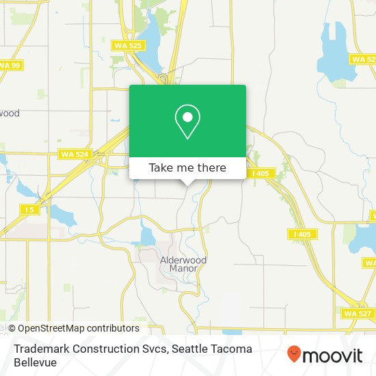 Trademark Construction Svcs map