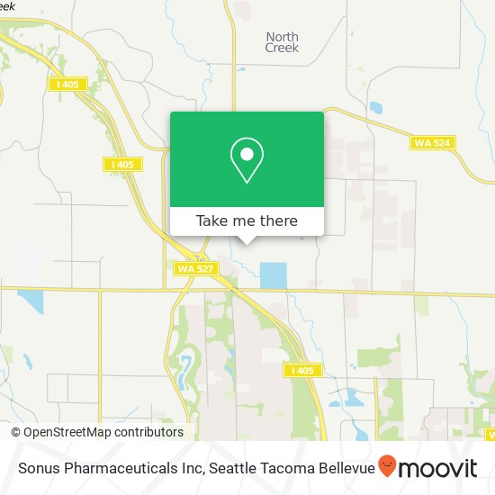 Sonus Pharmaceuticals Inc map