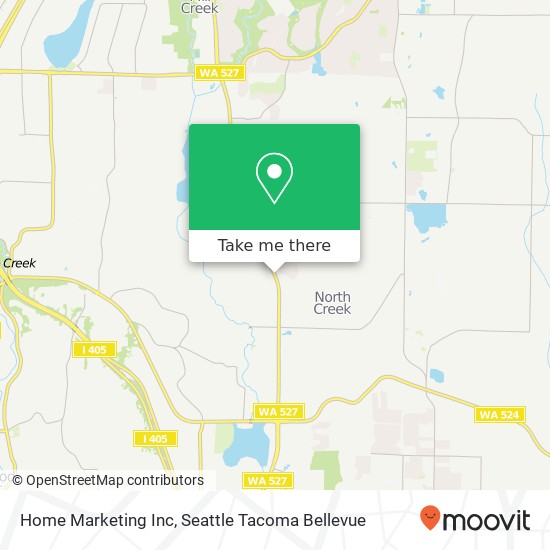 Home Marketing Inc map