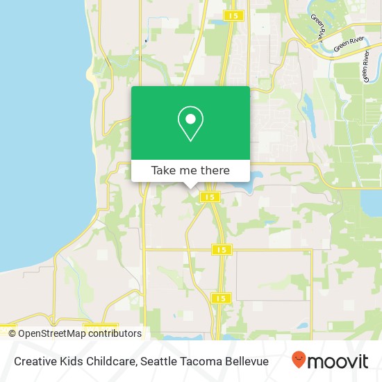 Creative Kids Childcare map