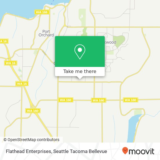 Flathead Enterprises map