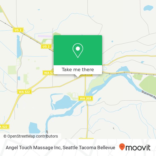 Angel Touch Massage Inc map