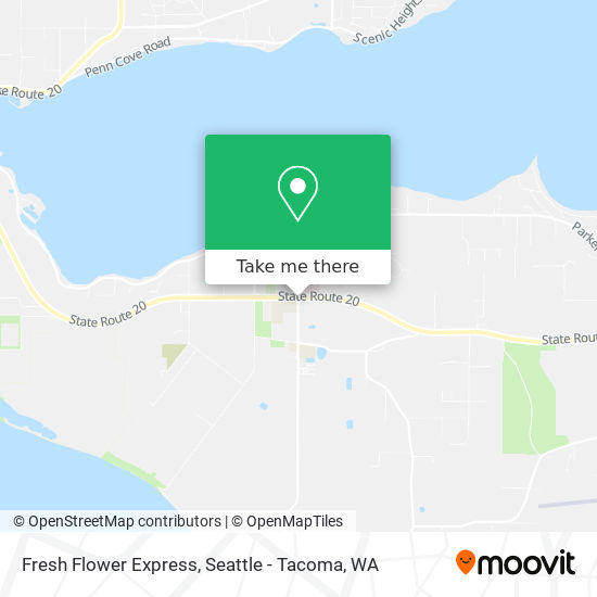 Fresh Flower Express map