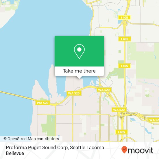 Proforma Puget Sound Corp map