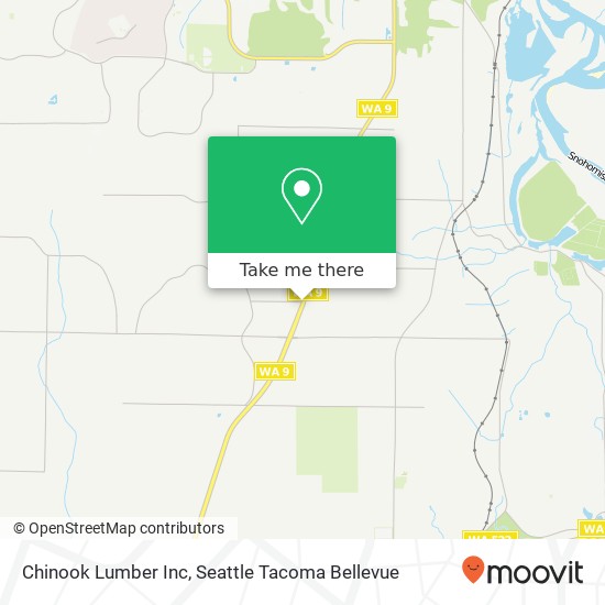 Chinook Lumber Inc map