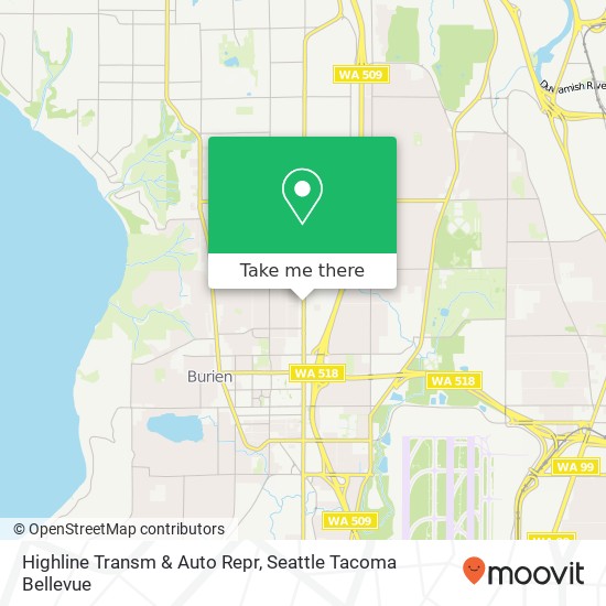 Highline Transm & Auto Repr map