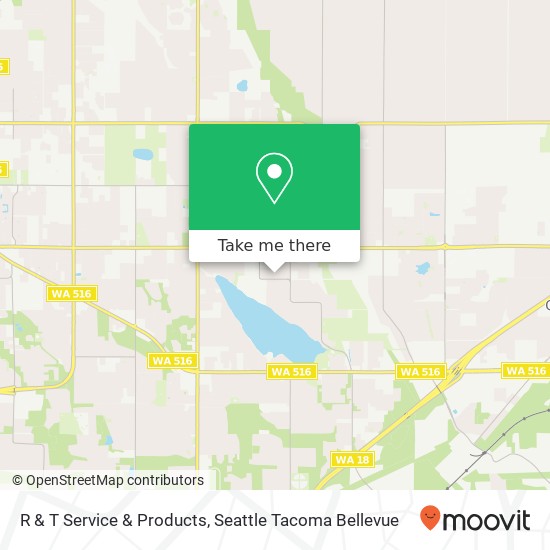 R & T Service & Products map