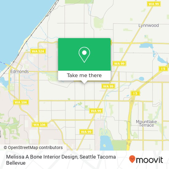 Melissa A Bone Interior Design map