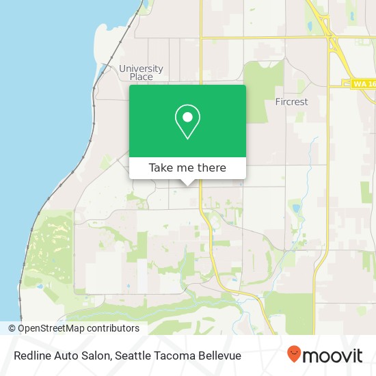 Redline Auto Salon map