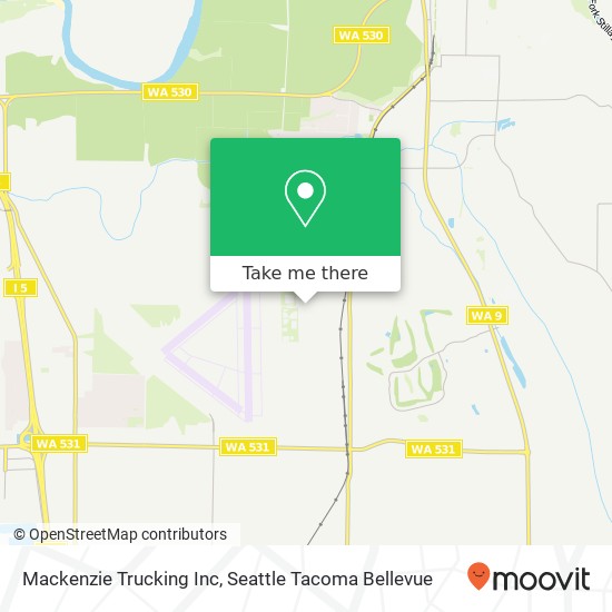 Mapa de Mackenzie Trucking Inc