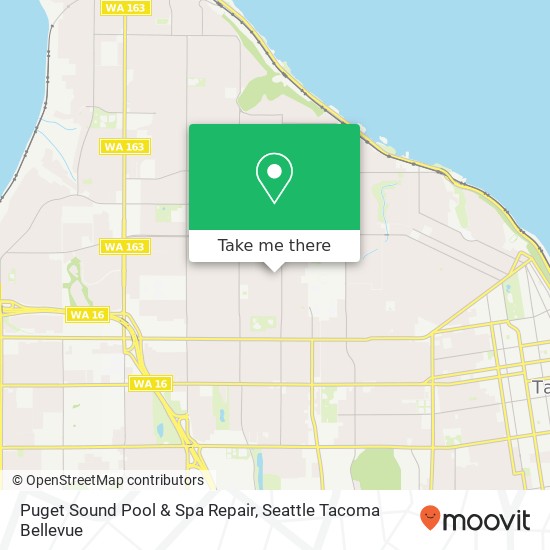 Puget Sound Pool & Spa Repair map