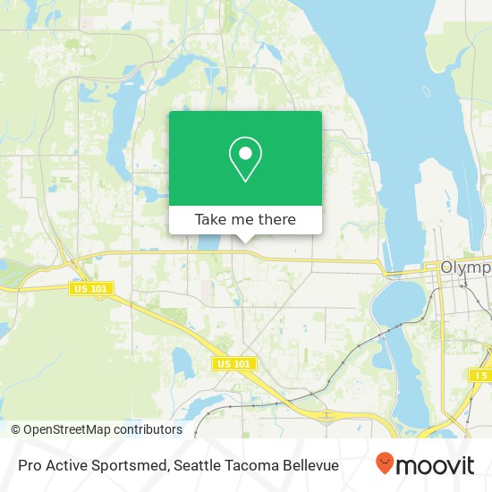 Pro Active Sportsmed map