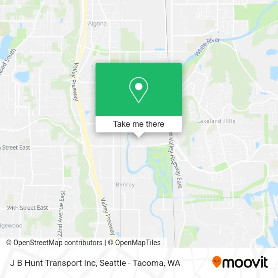 Mapa de J B Hunt Transport Inc